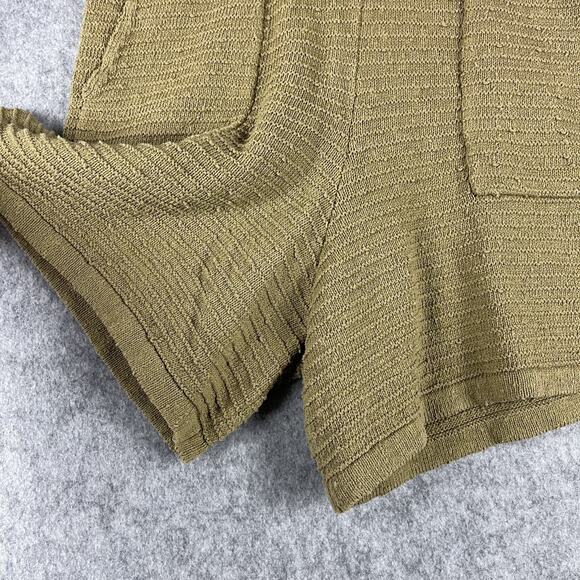 Free People Beach Carter Sweater Set Womens Medium Green Pullover Shorts Lounge - Picture 12 of 16